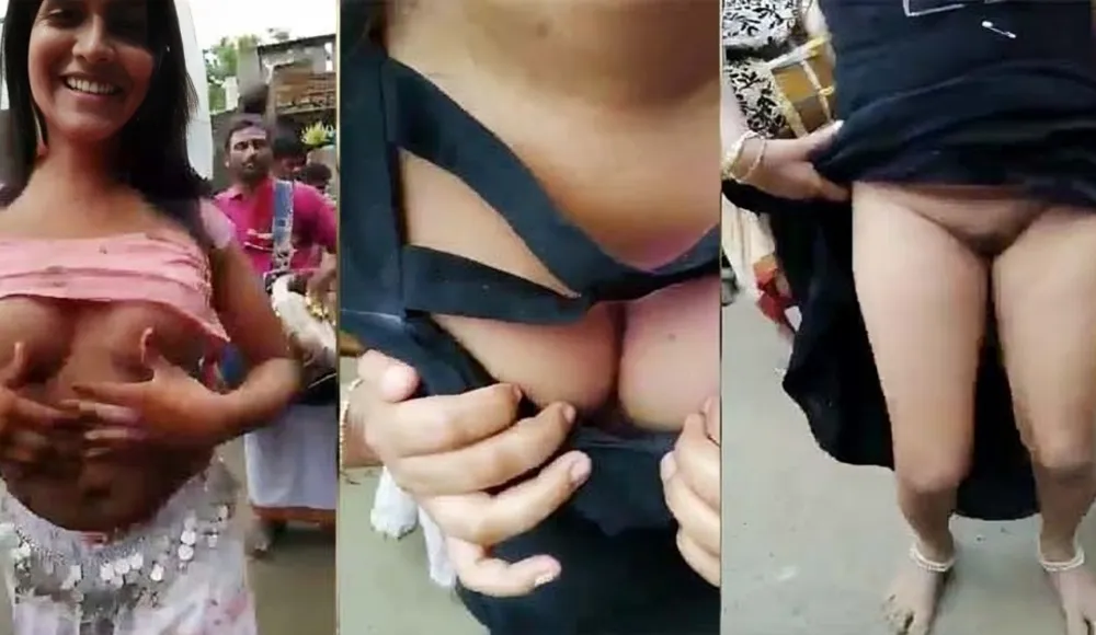 Holi Special Public Place Nude Dance Showing Boobs And Pussy Viral Video Must Watch Now