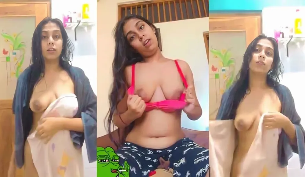 Amazingly Beautiful Babe Showing Her Amazing Body And Pleasing Her Lover