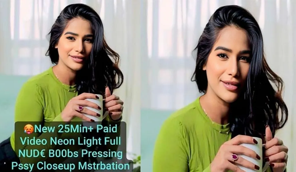 P00nam Pandey Most Demanded - New Latest Premium Neon Light B00bs - Pressing Pssy Closeup Mstrbation