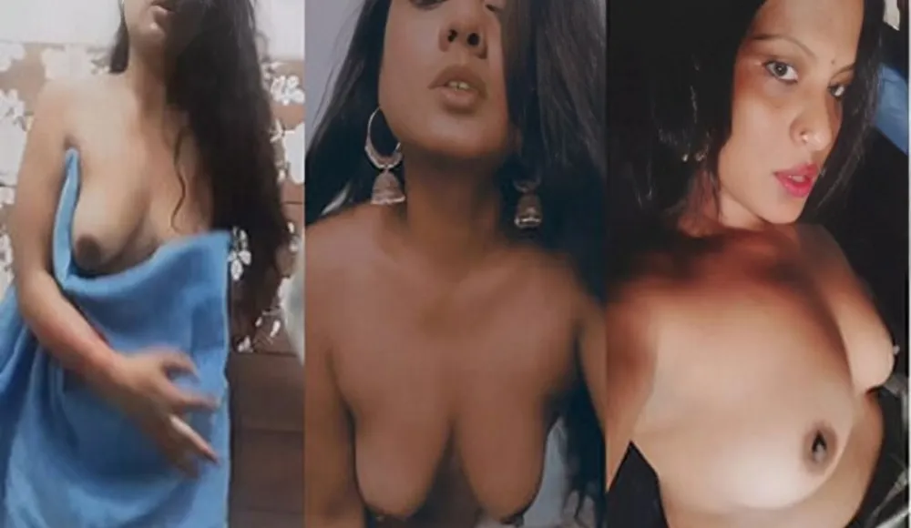 Desi Bhabhi Playing With Boobs, Stripping, Horny Expression And Moaning