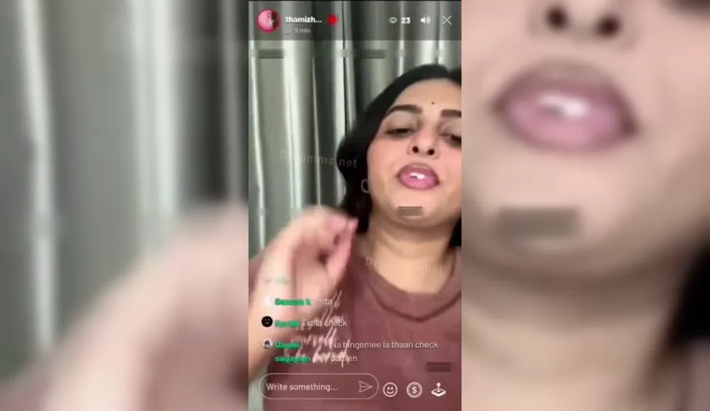 Tamil Insta Famous Tamizhvani Hottest Live