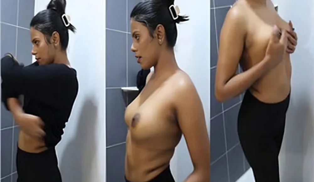 Sanchita Bose Stripping & Showing Boobs In Washroom ~ App Content