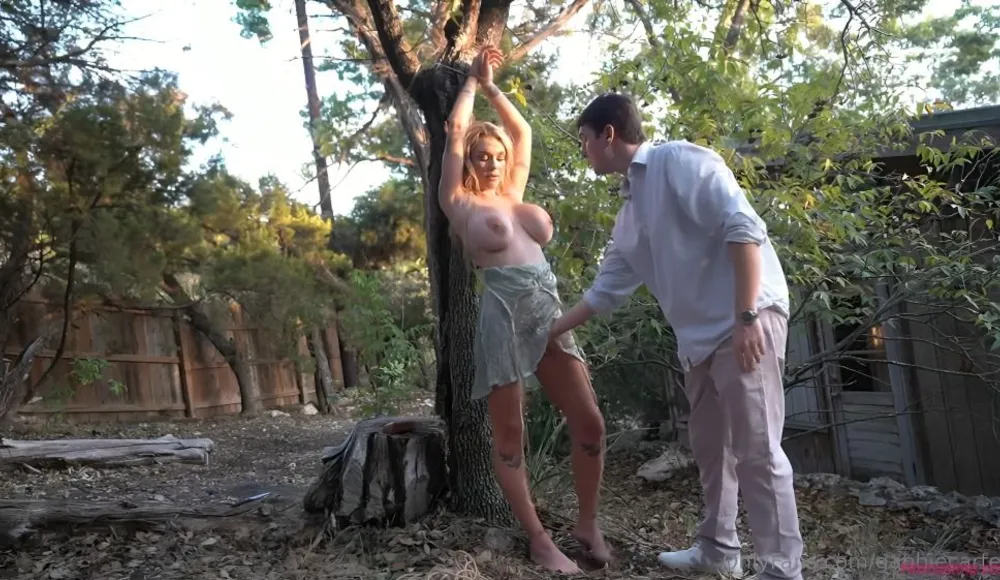 Gabbie Carter Outdoor Bondage Creampie Uncut Exclusive