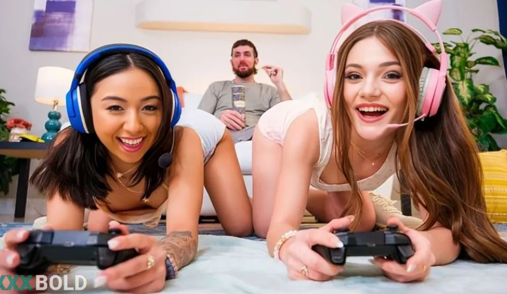 [Brazzers] Juniper Ren, Liora Vane - Two Slutty Pussies, One Girthy Cock