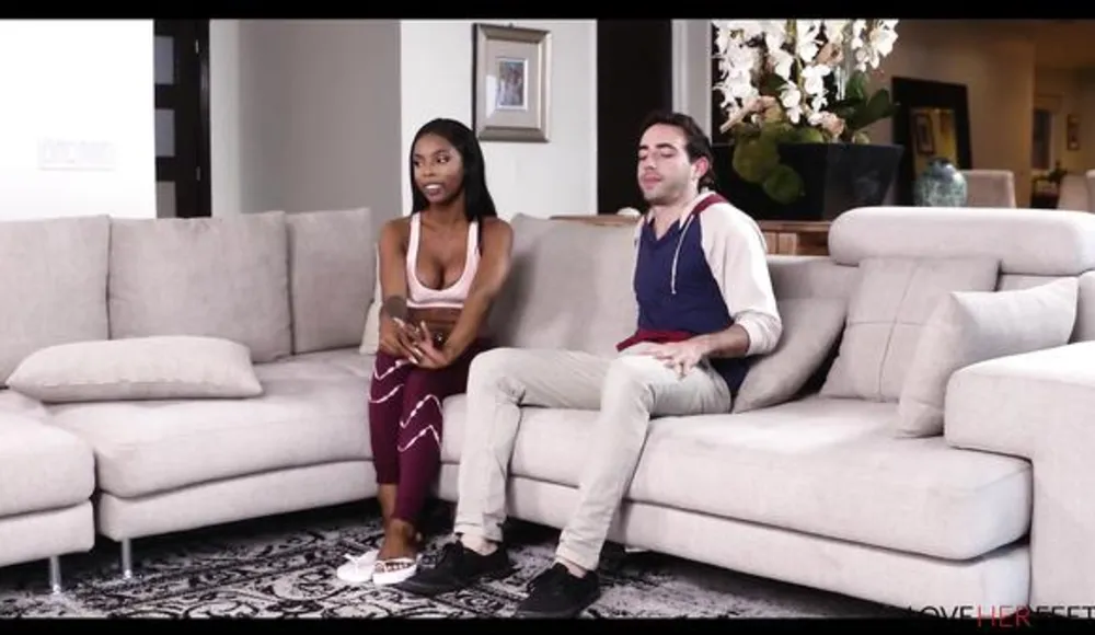 Sarah Banks - My neighbor's husband fucks my black ebony pussy