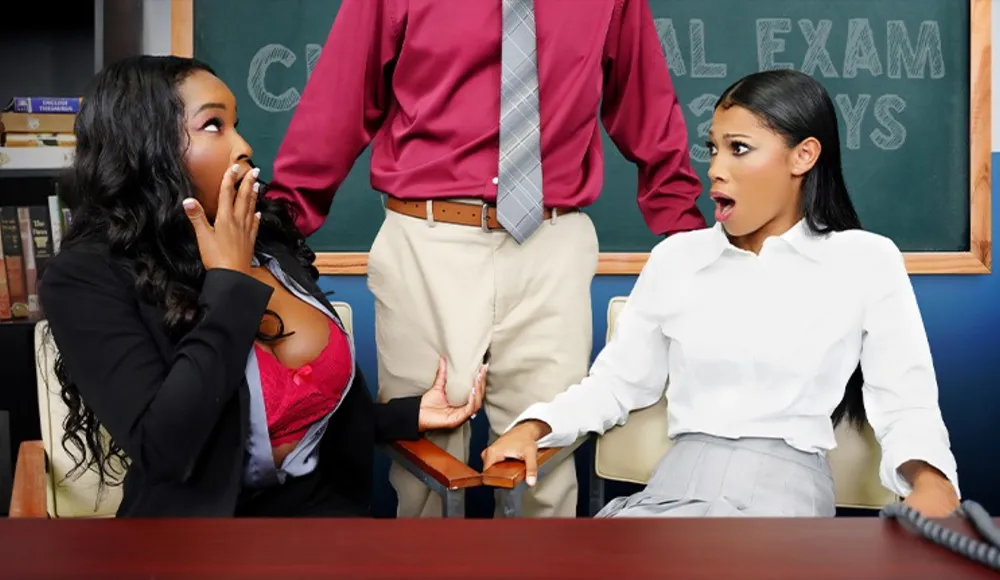 Just Like in High School - [PervPrincipal] Eden West, Naomi Foxxx