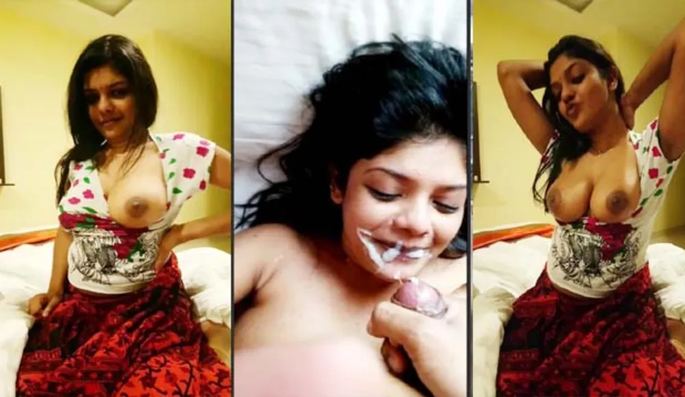 Kerala Girl Thulasi Fucking with Lover in Hotel Fingering her Pussy Sucking BF Dick Taking Cum on Face with Audio Part 3